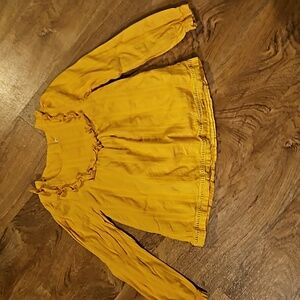 Max Studio kids girls yellow top size 5/6